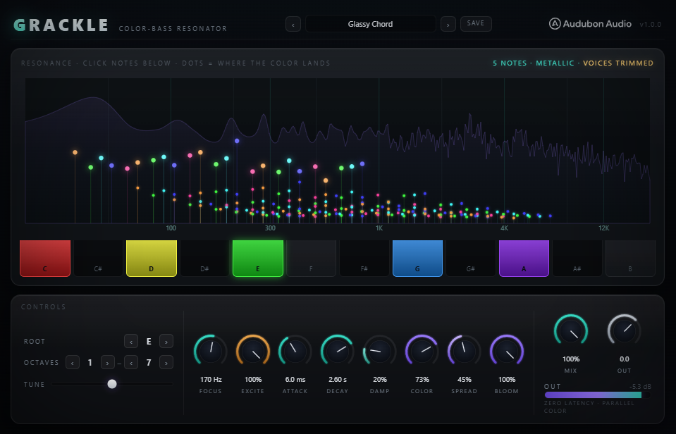 Grackle full plugin UI