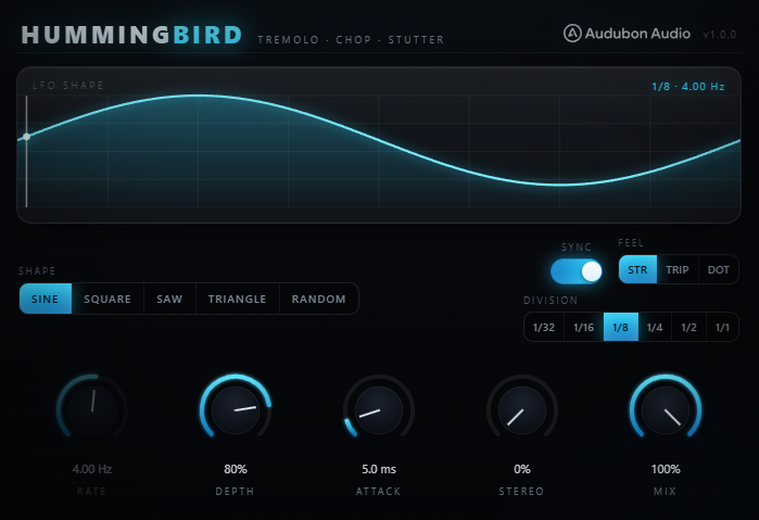 Hummingbird full plugin UI