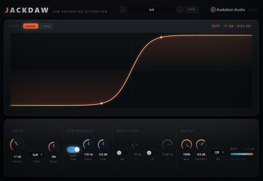 Jackdaw full plugin UI