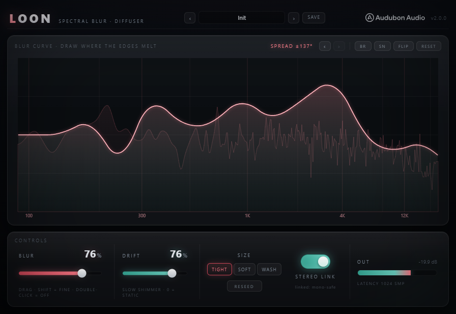 Loon Phase Diffuser plugin UI