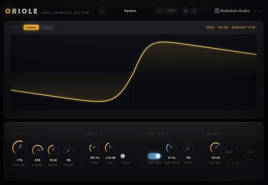 Oriole full plugin UI