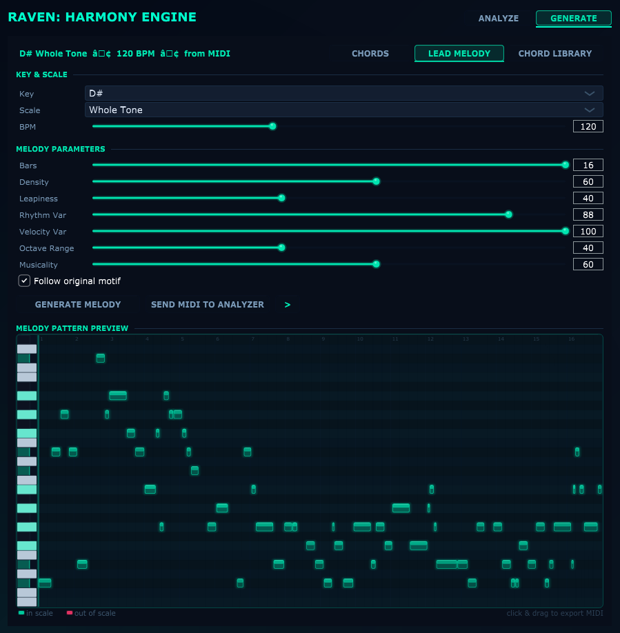 Lead Melody Generator