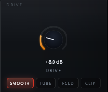 Shrike Drive knob and Shape selector