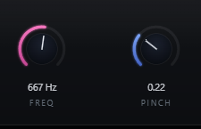 Snipe Freq and Pinch controls