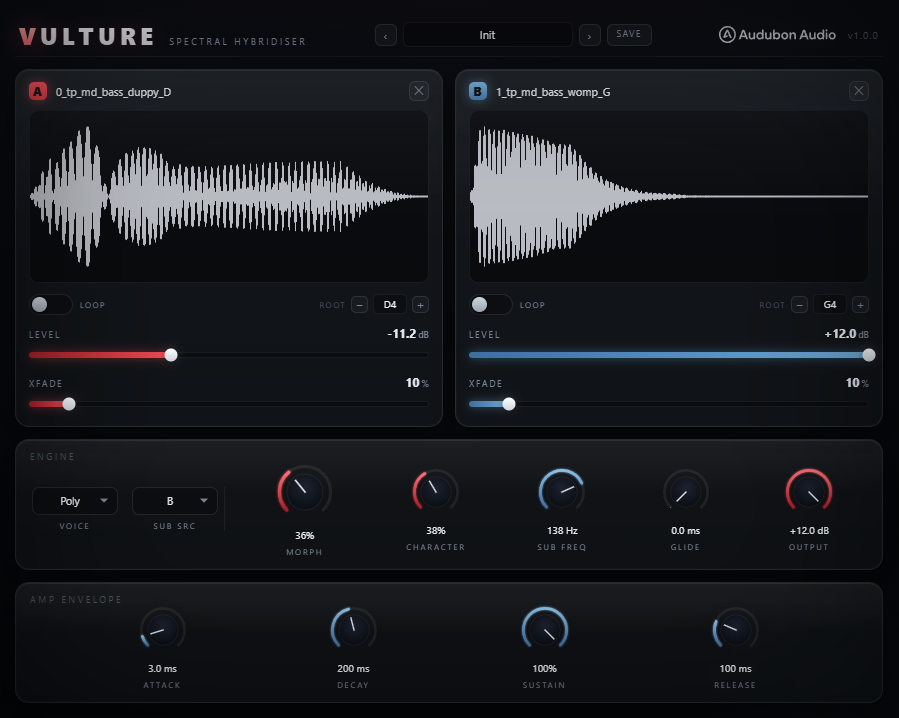 Vulture full plugin UI