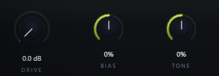 Warbler Drive and Bias controls